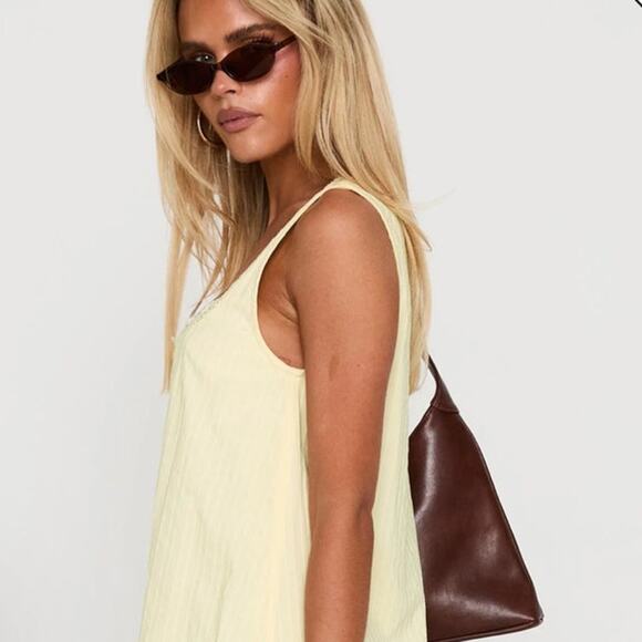 Princess Polly Alanah Mini Dress Lemon size 2 - Picture 3 of 10